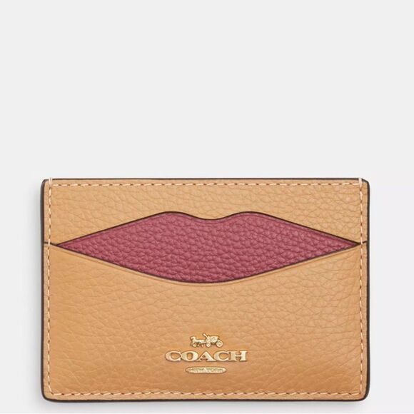 Coach Lip Card Case Wallet Bag Purse - Picture 8 of 8